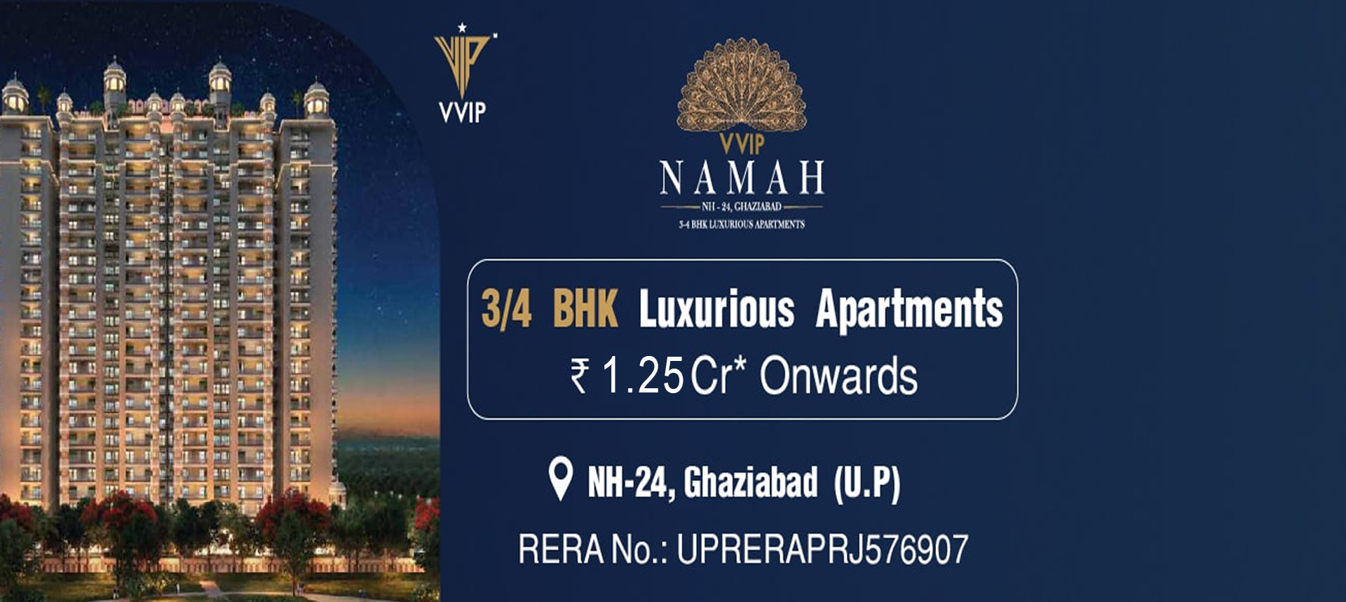 3 and 4 BHK Apartment at NH 24 Ghaziabad